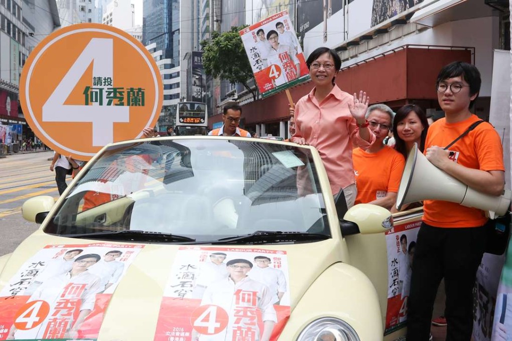 Cyd Ho says Benny Tai’s a candidate for the 2016 Legislative Council General Election candidates urged for vote at Causeway BayThunderGo scheme was damaging, and that people should not vote based on results of an inaccurate poll. 04SEP16 SCMP /Photo: Edward Wong