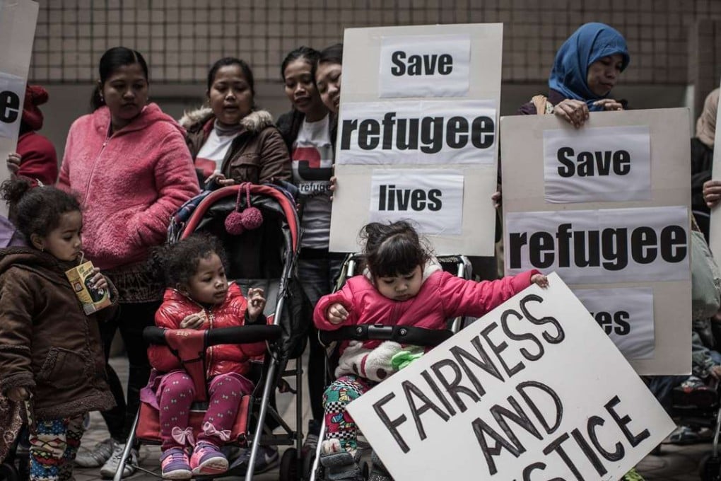 In a recent poll by HKU, one quarter of respondents still had a negative view of asylum-seekers, such as “fake refugees” and “criminals”, but two thirds were neutral and therefore more open to new initiatives. Photo: AFP