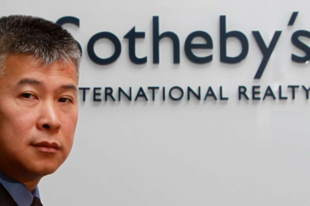 Samson Law, the owner of Hong Kong Homes, which specialises in selling overseas properties to Hong Kong buyers. Photo: David Wong