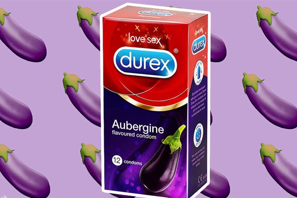 Durex’s announcement of an ‘exciting’ aubergine-flavoured condom. Photo: SCMP Pictures