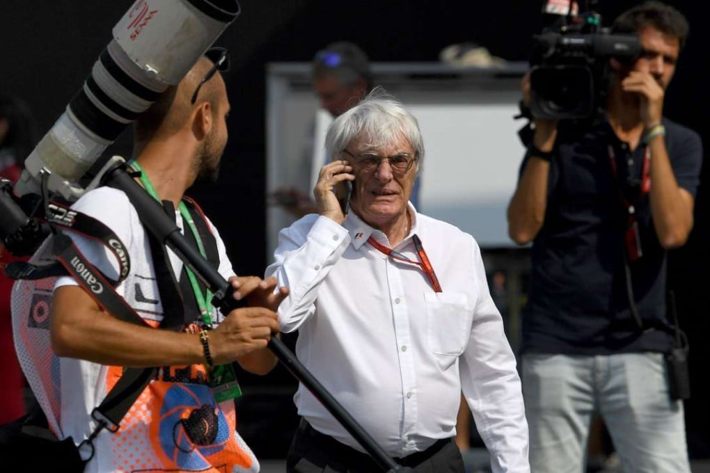 Formula One boss Bernie Ecclestone in the paddock at the Autodromo Nazionale circuit in Monza on September 2. Photo: AFP