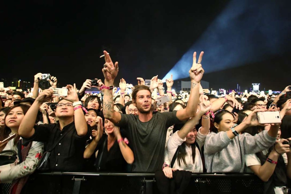 Fans enjoying The Libertines’ set at last year’s Clockenflap. Photo: Jonathan Wong