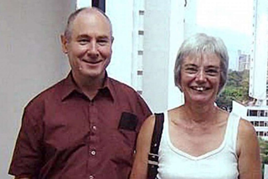 John Darwin and his wife, Anne, in Panama City, in 2006.