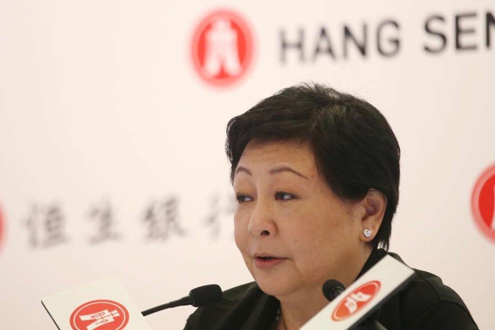 Rose Lee, vice-chairman and chief executive of Hang Seng Bank. Photo: David Wong