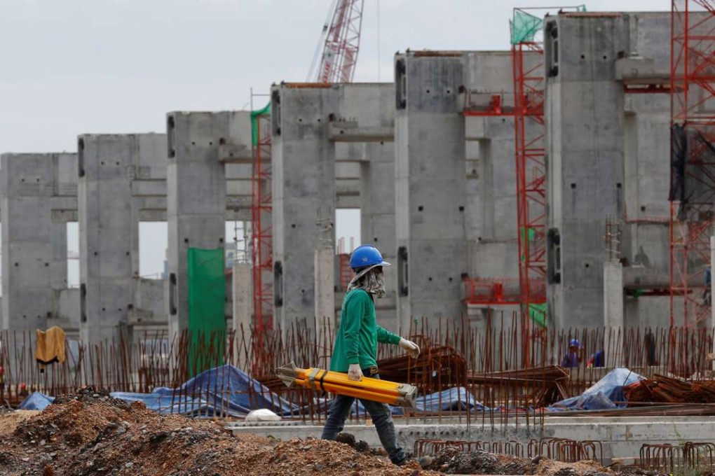 A onstruction site in downtown Bangkok, Thailand. Photo: Reuters
