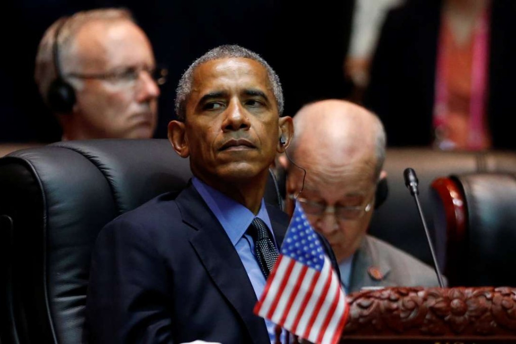 US President Barack Obama attends the Asean summit in Vientiane, Laos. Photo: Reuters