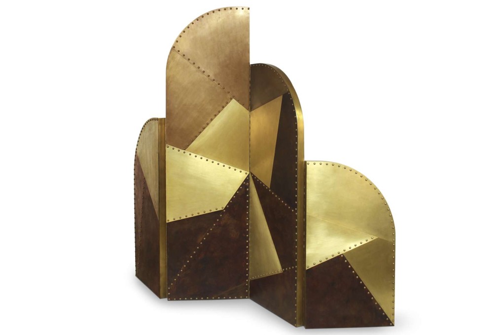 Screens, such as the Canyon, by Brabbu, can create privacy, define a space or simply serve as a decorative element