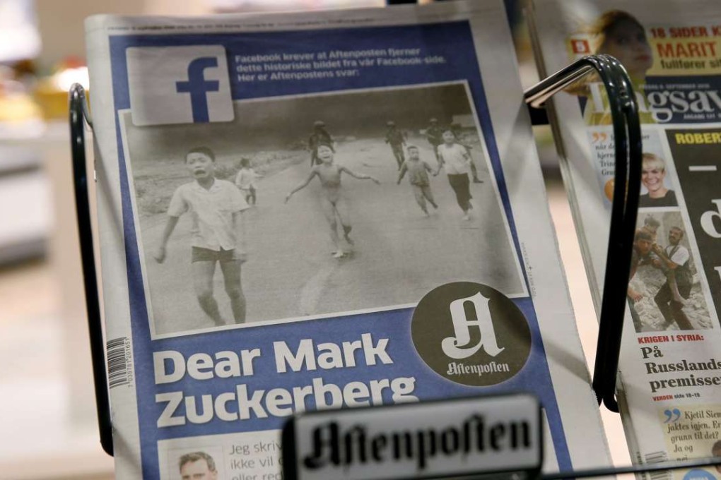 The cover of Norway’s largest newspaper, Aftenposten. Photo: EPA