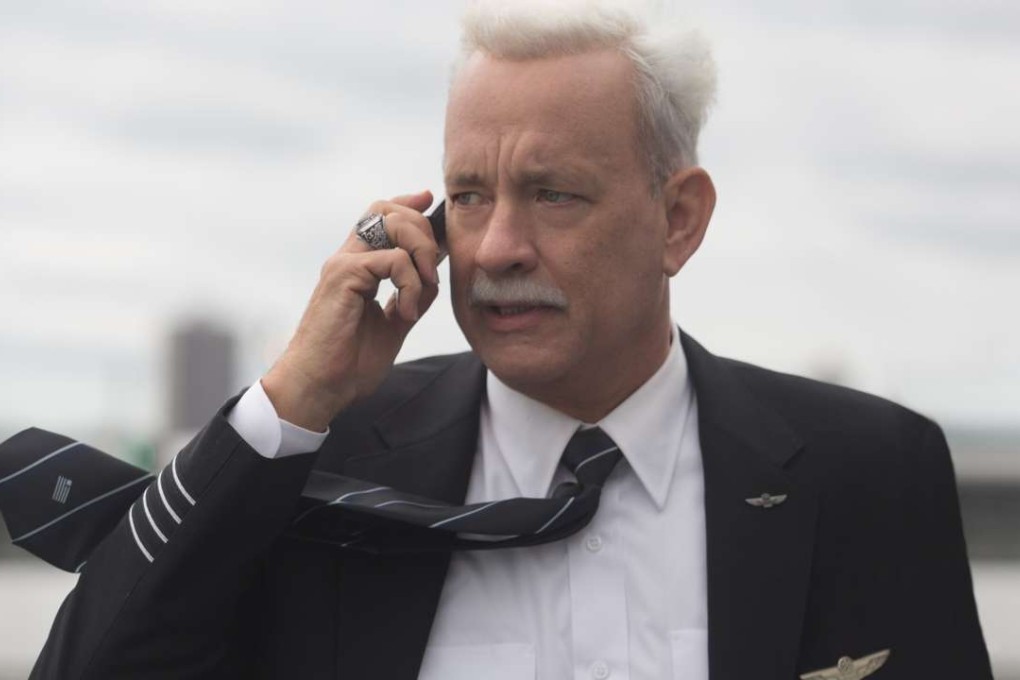 Tom Hanks as Chesley Sullenberger in the film Sully, directed by Clint Eastwood.