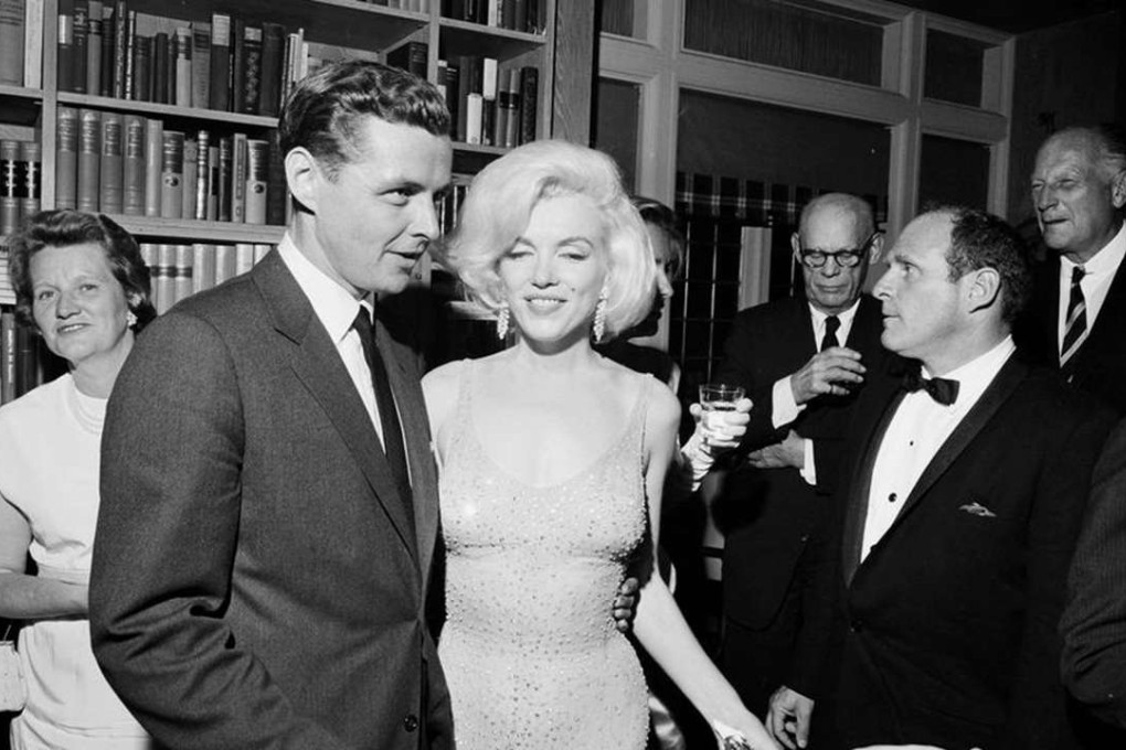 Marilyn Monroe in the dress she wore while singing Happy Birthday to President John F. Kennedy at Madison Square Garden in 1962. Photo: AP