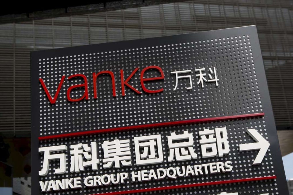 Vanke group headquarters in Shenzhen. Photo: Reuters