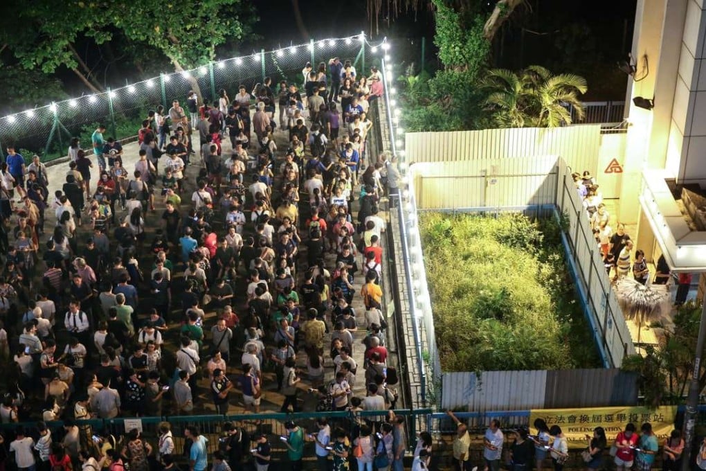 More than 58 per cent of the electorate turned up to vote in the Legislative Council election on September 4, sparking a seismic shift in the political landscape. Photo: Sam Tsang