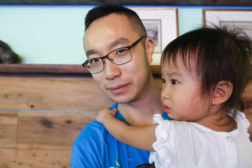 Tamby Chan, with daughter Scarlett, performs his act in both Cantonese and English. Photos: Dickson Lee
