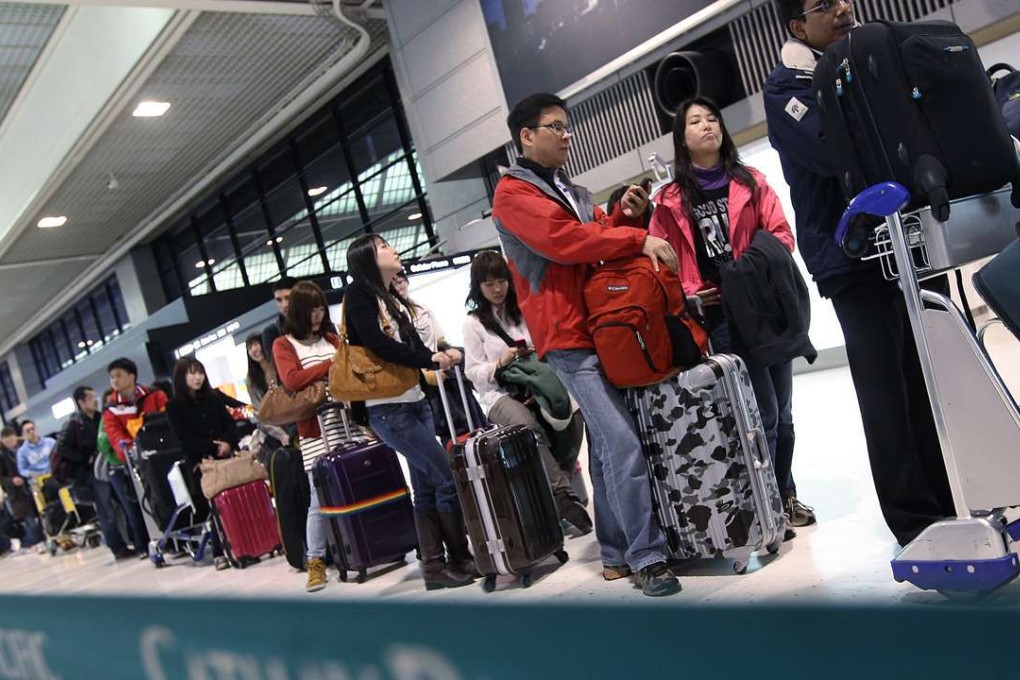 The surcharge of HK$109 will kick in from September 15 for inbound passengers, though those flying out of Hong Kong will be spared because of a government regulation. Photo: Sam Tsang