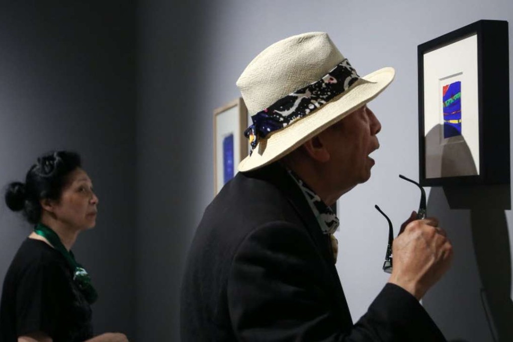 Visitors at the exhibition in Central on Friday. Photo: Xiaomei Chen