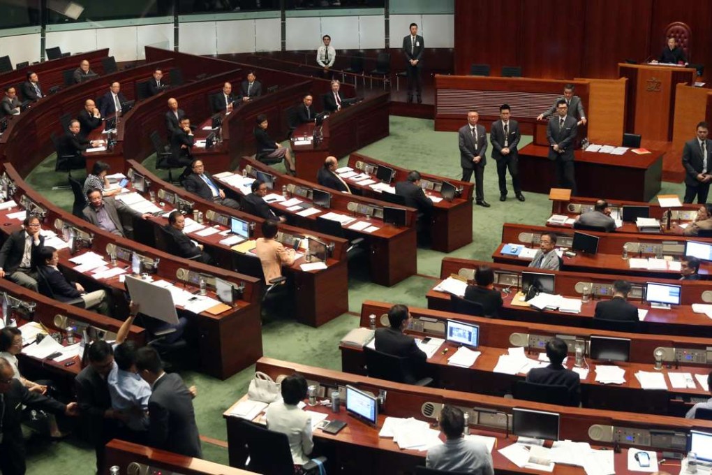 Disruptive tactics like filibustering has becoming the norm rather than exception in Legco. Now that the new legislature has been returned, it is important for lawmakers and government officials to work closer together. Photo: Sam Tsang