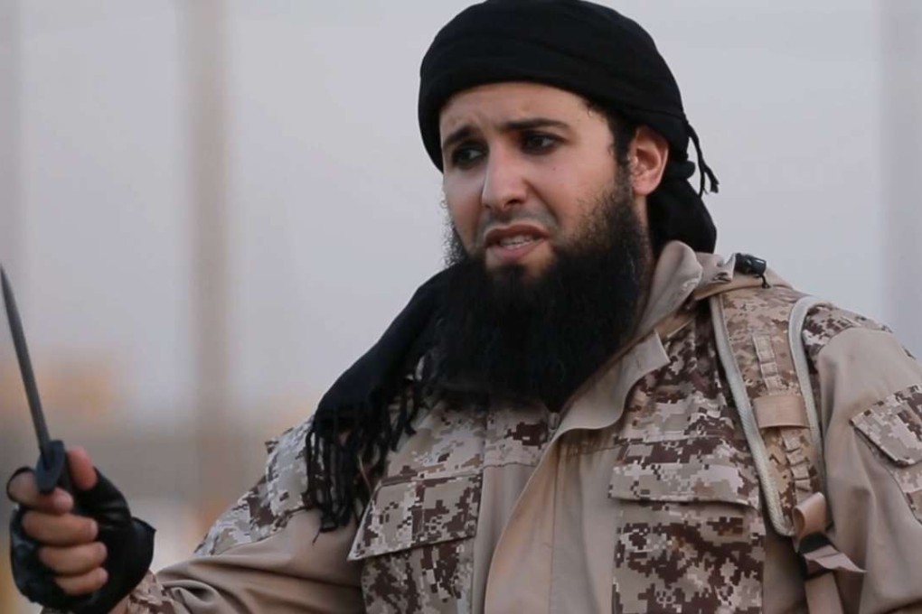 An image grab taken from a video made available by jihadist media outlet Welayat Nineveh shows Rachid Kassim, a French member of the Islamic State group. Kassim used the Telegram messaging app to exhort followers to attack targets in France. Photo: Agence France-Presse