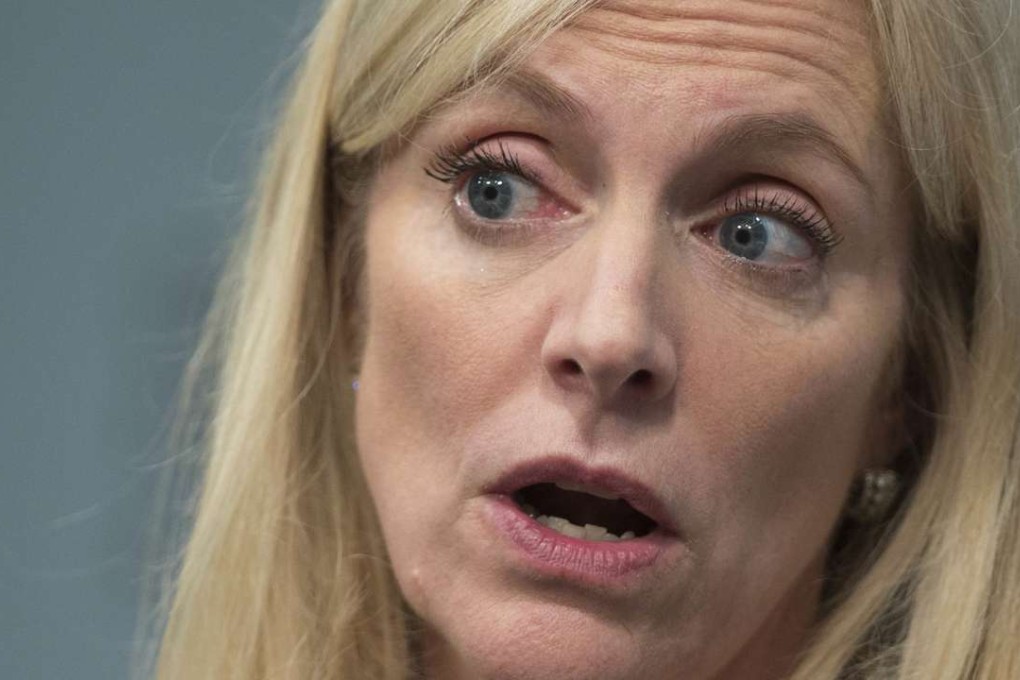 Federal Reserve board member Lael Brainard, who said she is in no hurry to increase US interest rates, bringing relief on Wall Street. Photo: AP
