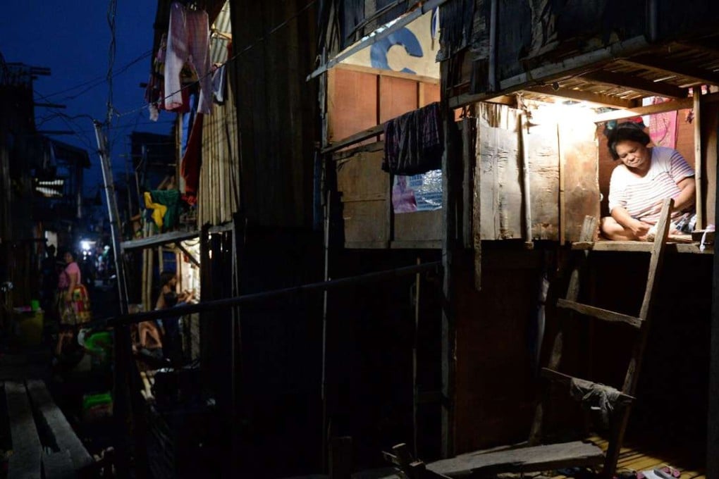 A shantytown in the president’s hometown of Davao City, in the southern Philippine island of Mindanao. Photo: AFP