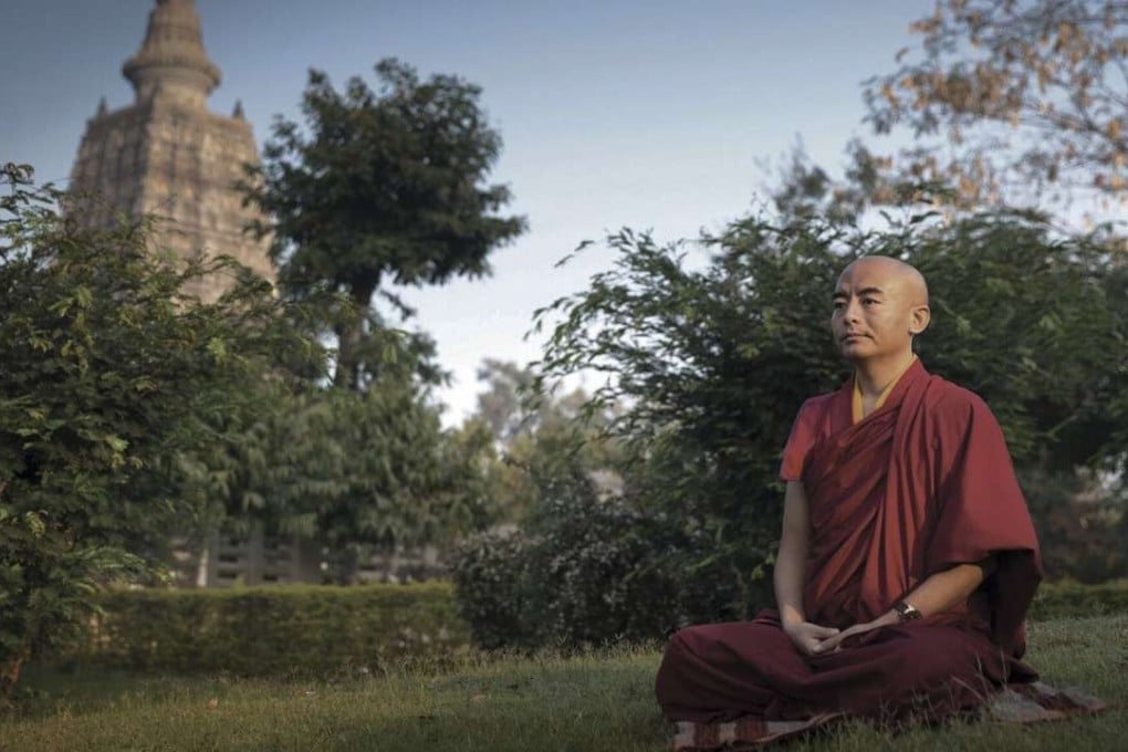 Yongey Mingyur Rinpoche at the Tergar Monastery in Bodhgaya, India.