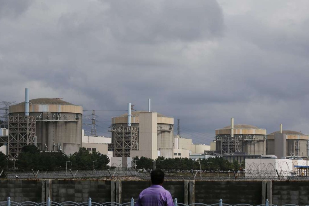 The Wolsong Nuclear Power plant's reactors in Gyeongju city, South Korea. Activity at the facility was temporarily paused for a safety check after overnight earthquakes. Photo: EPA