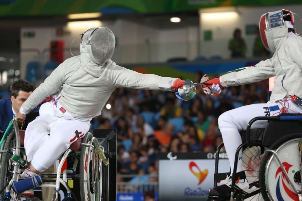 Hong Kong’s best medal hopes are in wheelchair fencing. Photo: HK Paralympic Committee