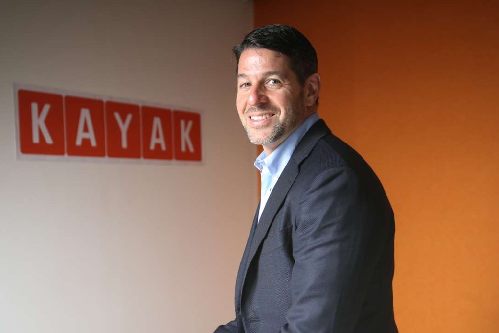 Keith Melnick, president of travel firm Kayak, says Asia is on track to be the biggest online travel market in the world. Photo: poses for a photograph in Wan Chai. 13SEP16 SCMP / Xiaomei Chen