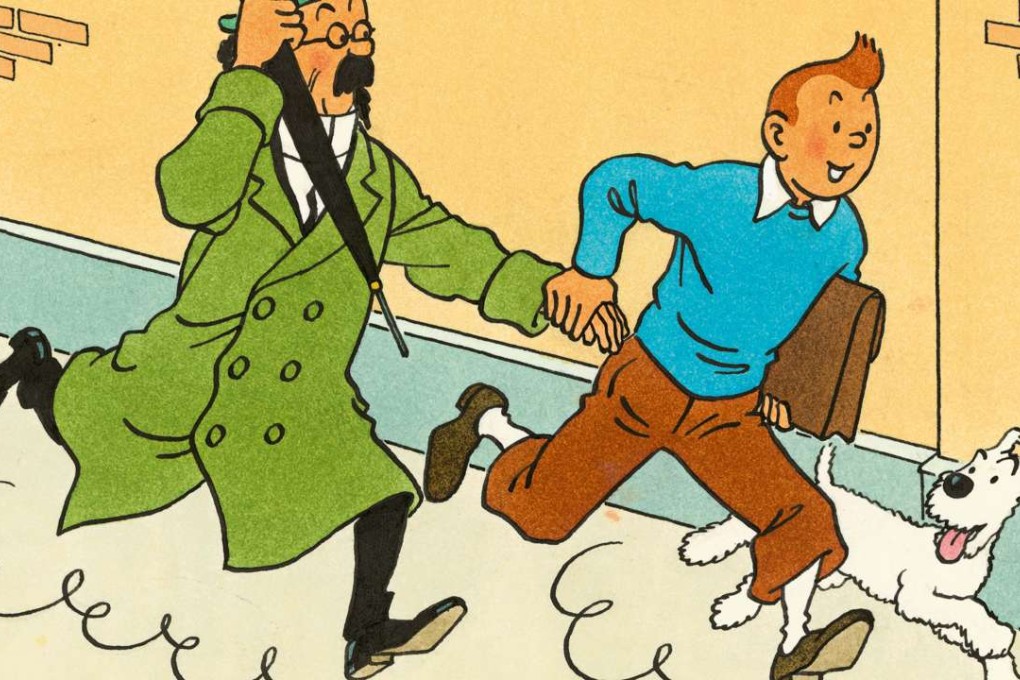 A 1967 Tintin cartoon by Hergé which features in Artcurial’s Hong Kong auction. Image: HergeMoulinsart