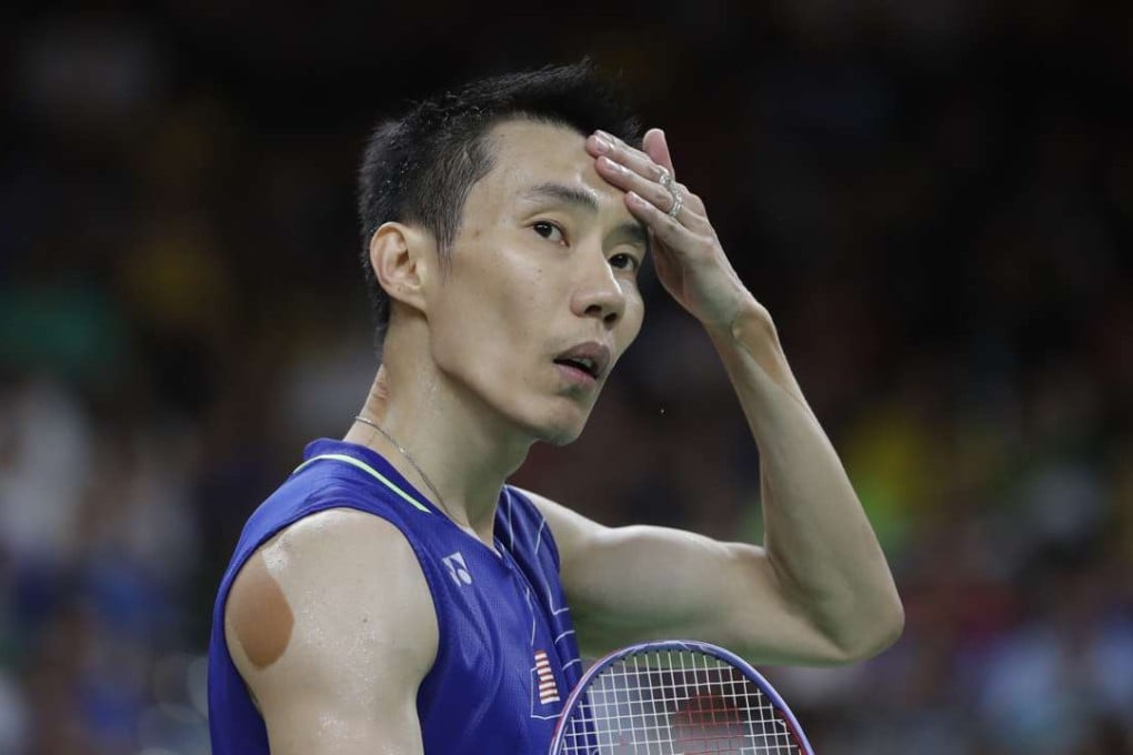 Malaysia's Lee Chong Wei reacts. Photo: AP