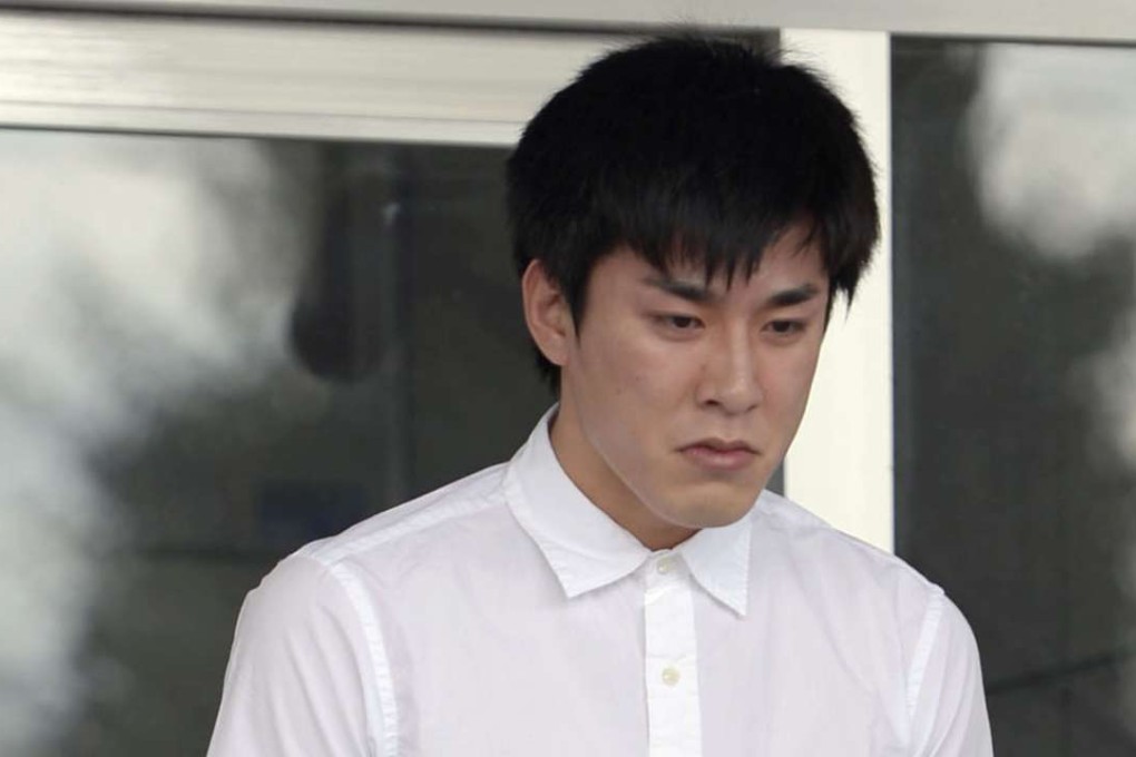 Actor Yuta Takahata, 22, is seen after being released from police detention. Prosecutors dropped a rape charge against him after an incident involving a hotel maid who delivered a toothbrush to his room. Photo: Kyodo