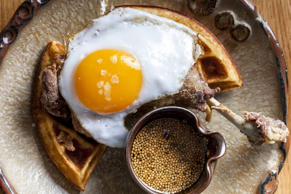 Duck & Waffle's signature duck and waffle dish.