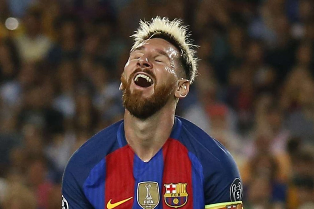 Barcelona's Lionel Messi records another hatr-trick. Photo: Reuters