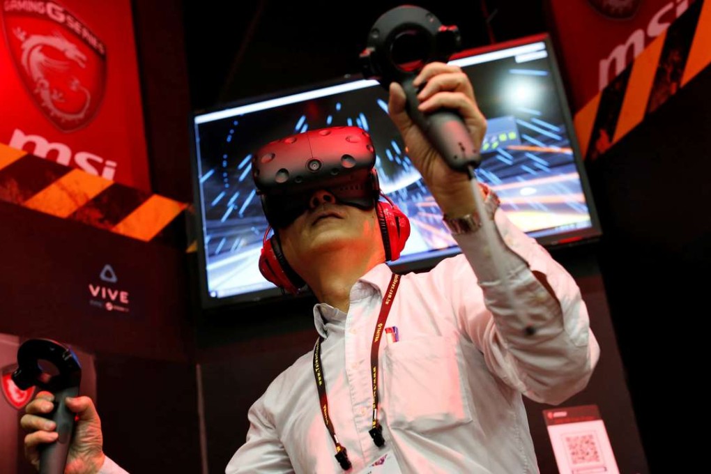 China’s virtual reality industry is seen tripling this year to 5.66 billion yuan from 1.54 billion yuan last year, according to a government the white paper. Photo: Reuters