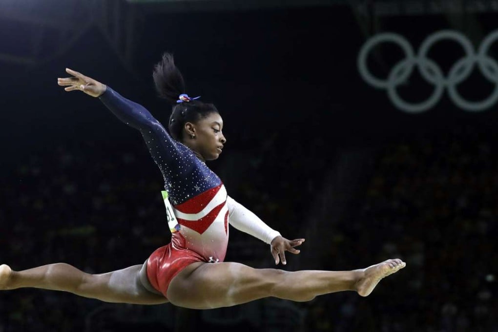 The hacked report revealed Olympic gymnastics champion Simone Biles had been granted a medical exemption for attention deficit/hyperactivity disorder. Photo: AP