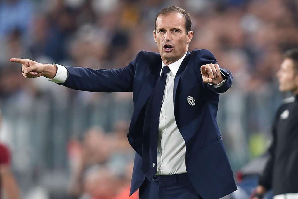 Juventus coach Massimiliano Allegri. Photo: AP