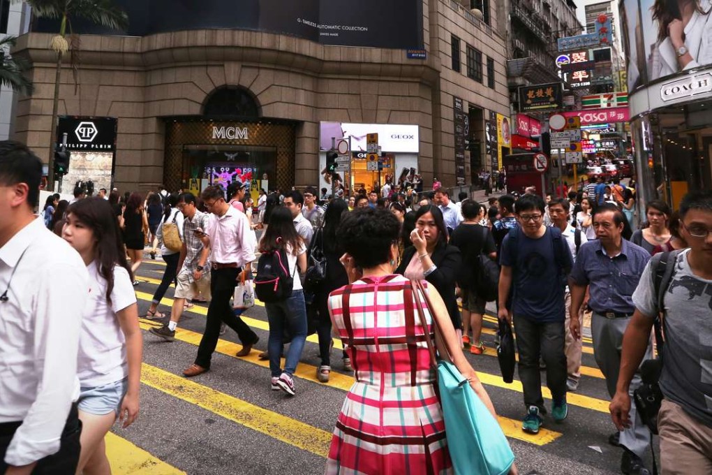 View of the Entertainment Building in Central, Hong Kong. Photo: Sam Tsang