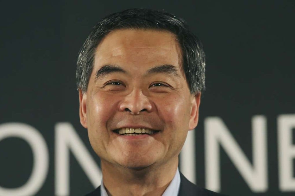 How about an occasional policy address delivered in English, Mr Leung. Photo: David Wong