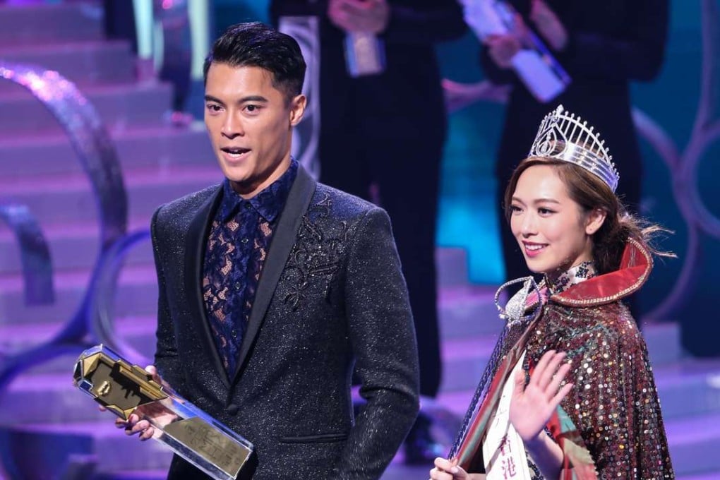 Mr Hong Kong Jackson Lai and Miss Hong Kong Crystal Fung were crowned at the first concurrently held finals. Photo: David Wong
