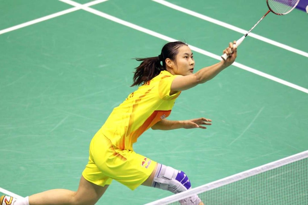 Wang Yihan of China at the Hong Kong Badminton Open in Hong Kong Coliseum in Hung Hom. Photo: K.Y Cheng