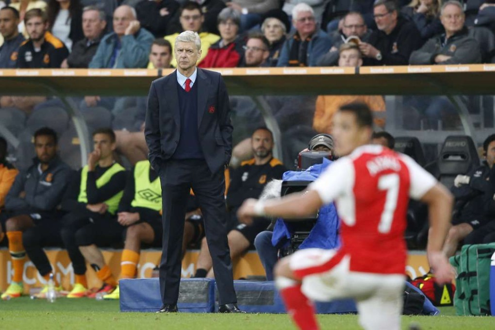 Arsenal manager Arsene Wenger praised his side’s performance after the win over Hull City. Photo: Reuters