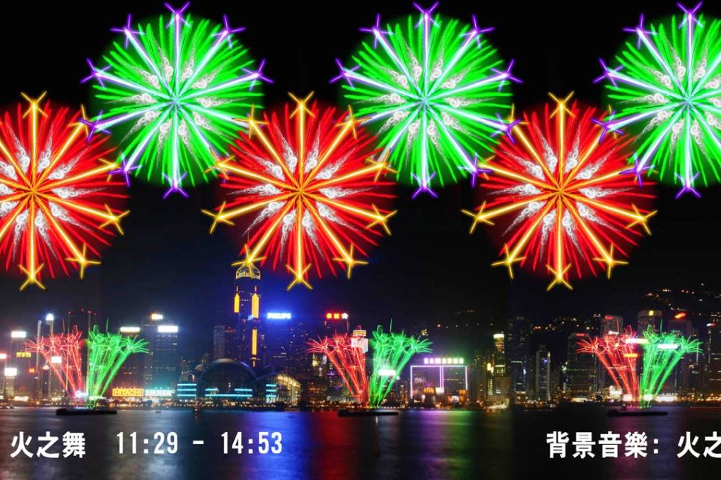 An illustration of what the ‘Dance of Flames’ will look like. Photo: SCMP Pictures