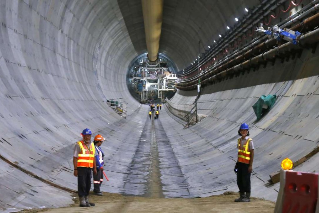 The Hong Kong government has budgeted to spend HK$85.6 billion, or 17.6 per cent of total government expenditure, on infrastructure projects this year. Photo: Dickson Lee