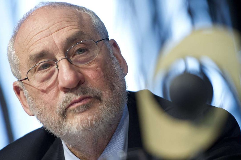 Joseph Stiglitz says trickle down economics doesn’t work because the bottom 90 per cent have essentially seen stagnant incomes. Photo: EPA