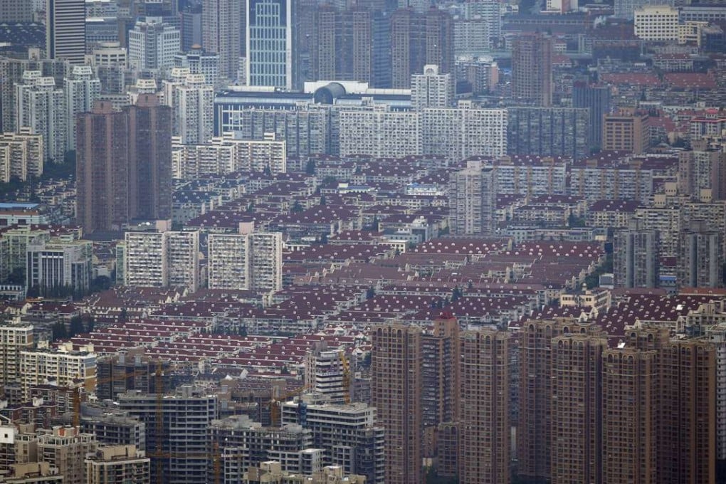 A residential area in the Puxi district of Shanghai. CLSA says prime land prices have surged 40 per cent in the first half. Photo: Reuters