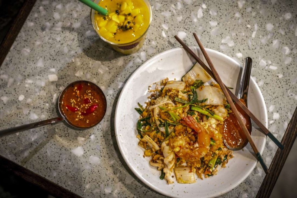 Glass noodles with fermented tofu at Samsen.
