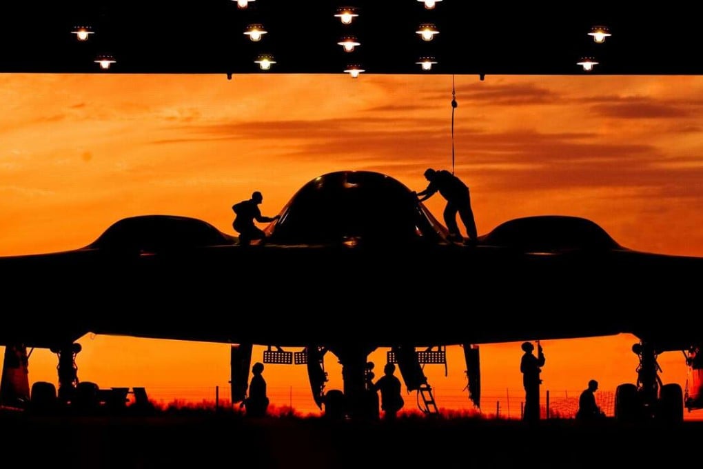 A US Air Force B2 stealth bomber at Whiteman Air Force Base in Missouri in May 2012. Photo: AFP/US Air Force/Robert Trubia