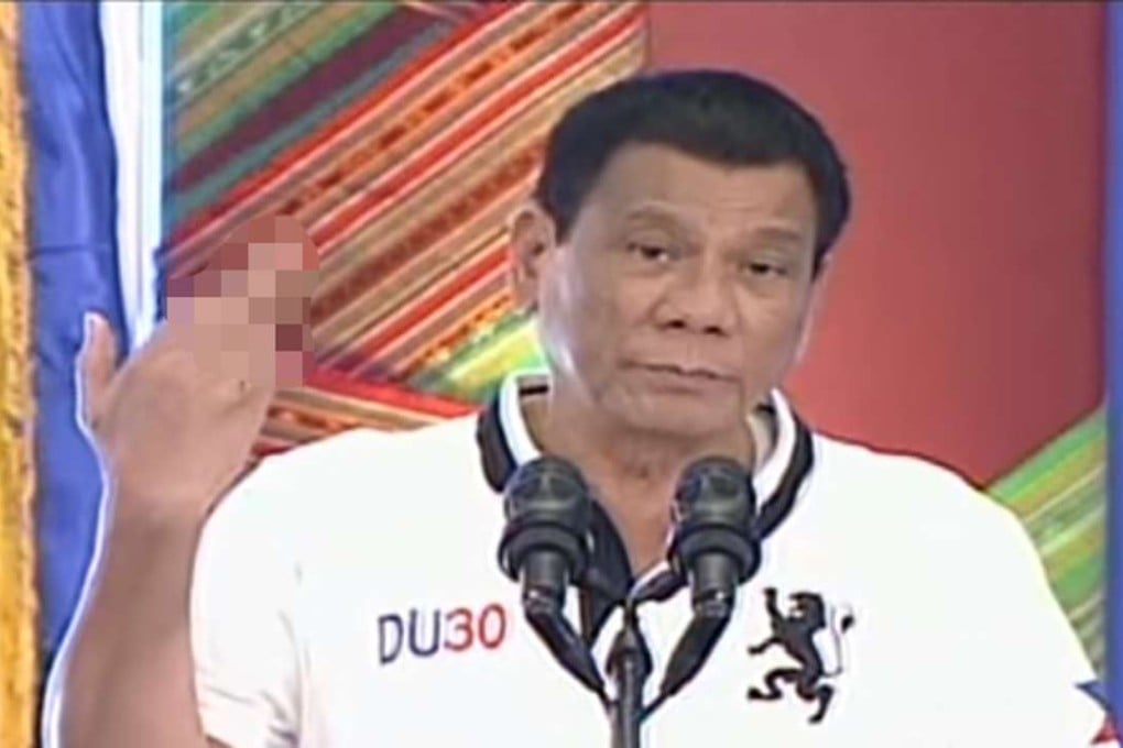 Philippine President Rodrigo Duterte has launched a profanity-filled tirade against the European Union. Photo: YouTube