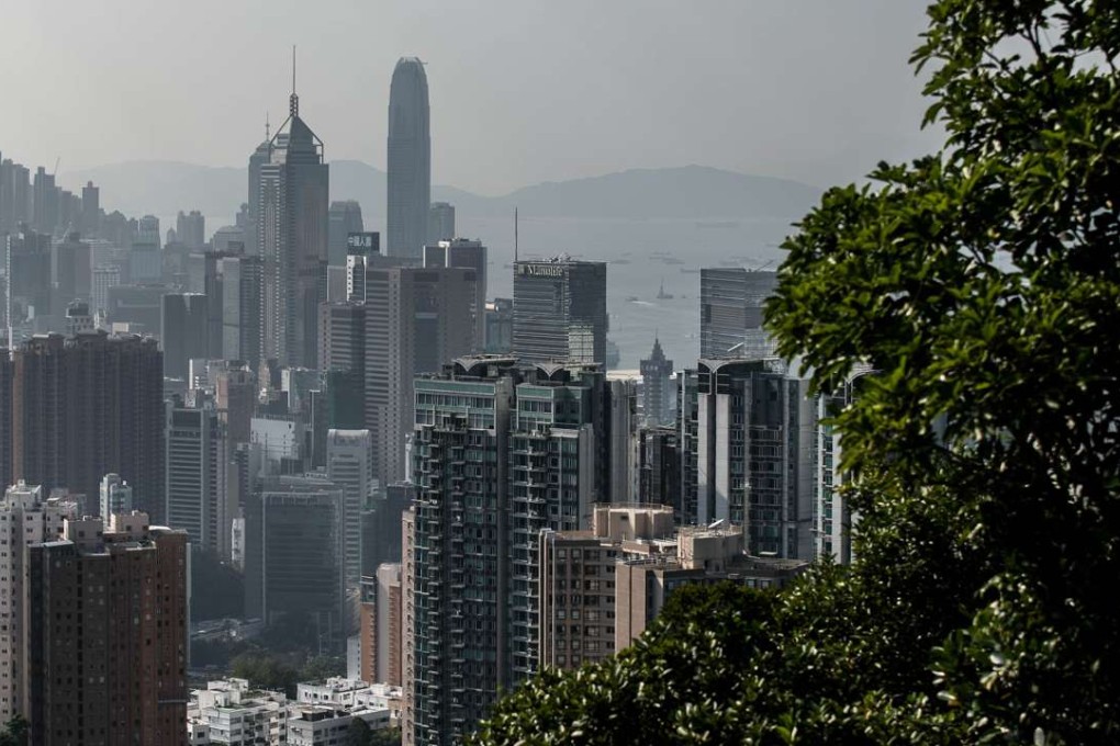 The Hong Kong skyline. Photo: AFP