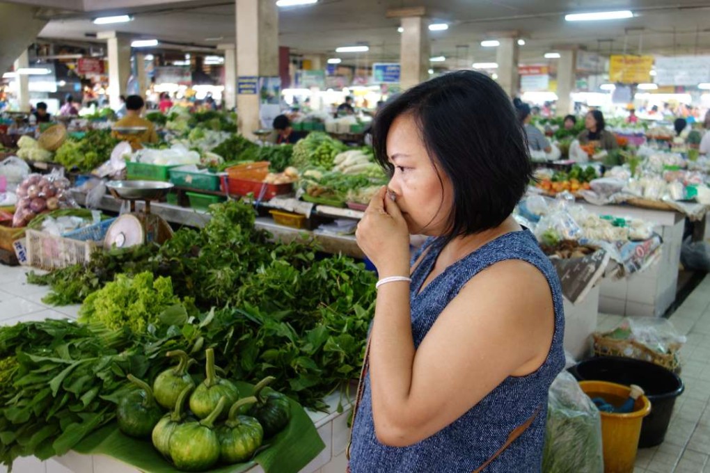 Chef Seng Luangrath in a market in Chiang Mai, Thailand. Picture: The Washington Post