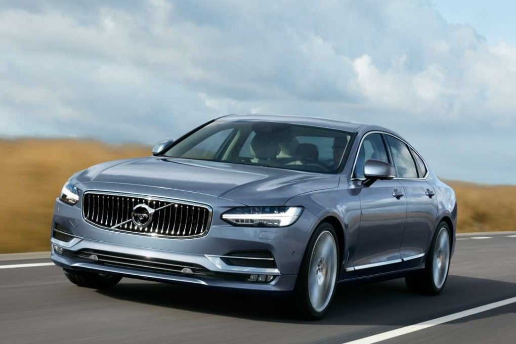 The Volvo S90 packs a four-cylinder, two-litre, turbocharged and supercharged engine, producing 320 horsepower. Photo: SCMP Handout
